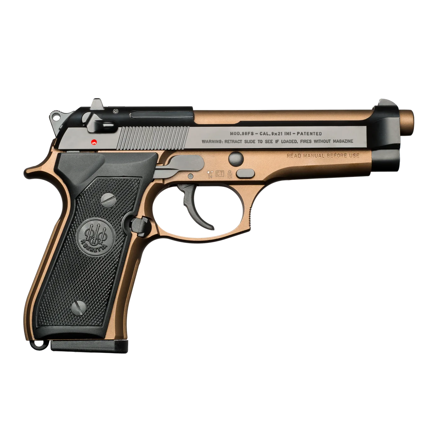 Beretta Single/double action Gun 92 FS Bronze