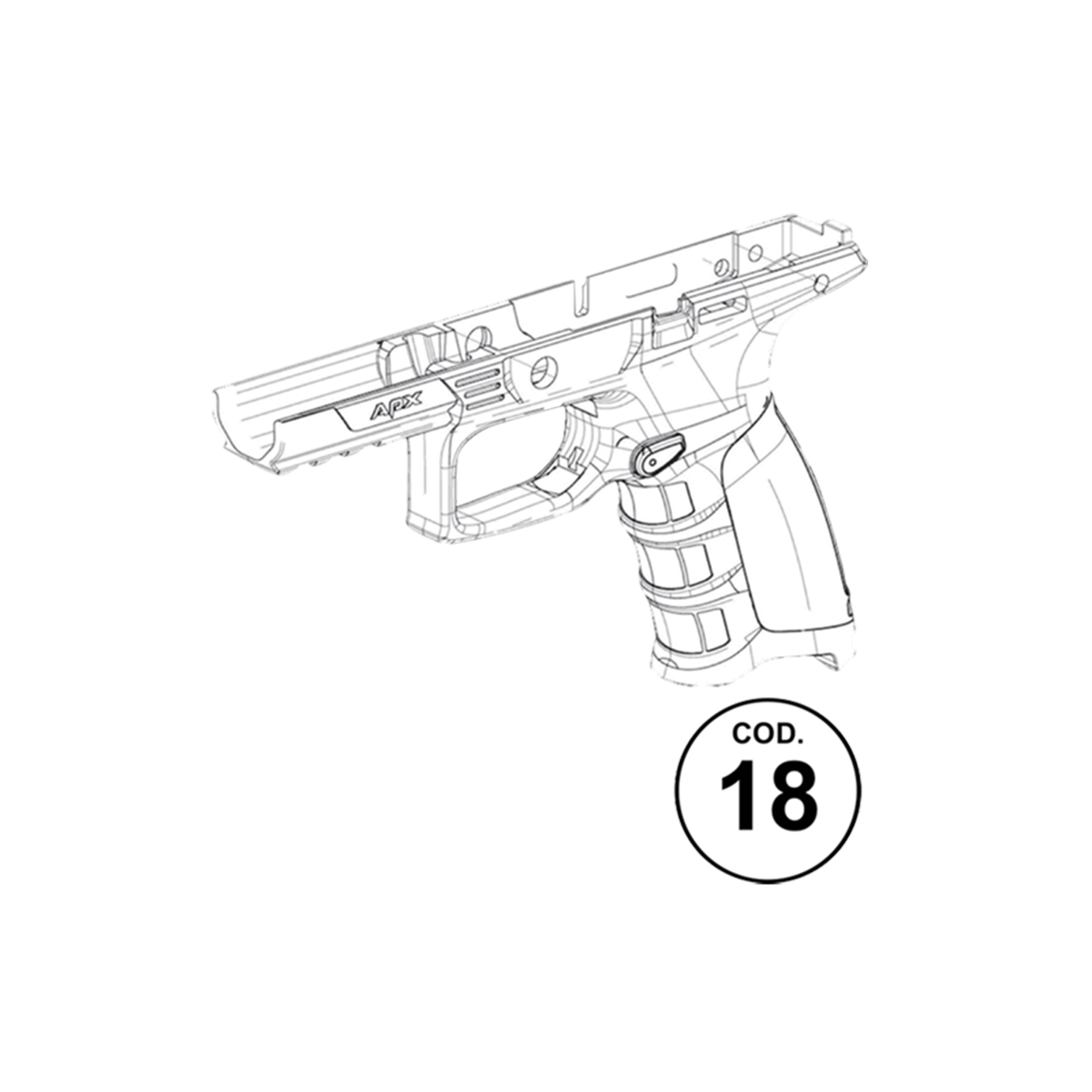 Apx Spare Parts Code Frame Assembly