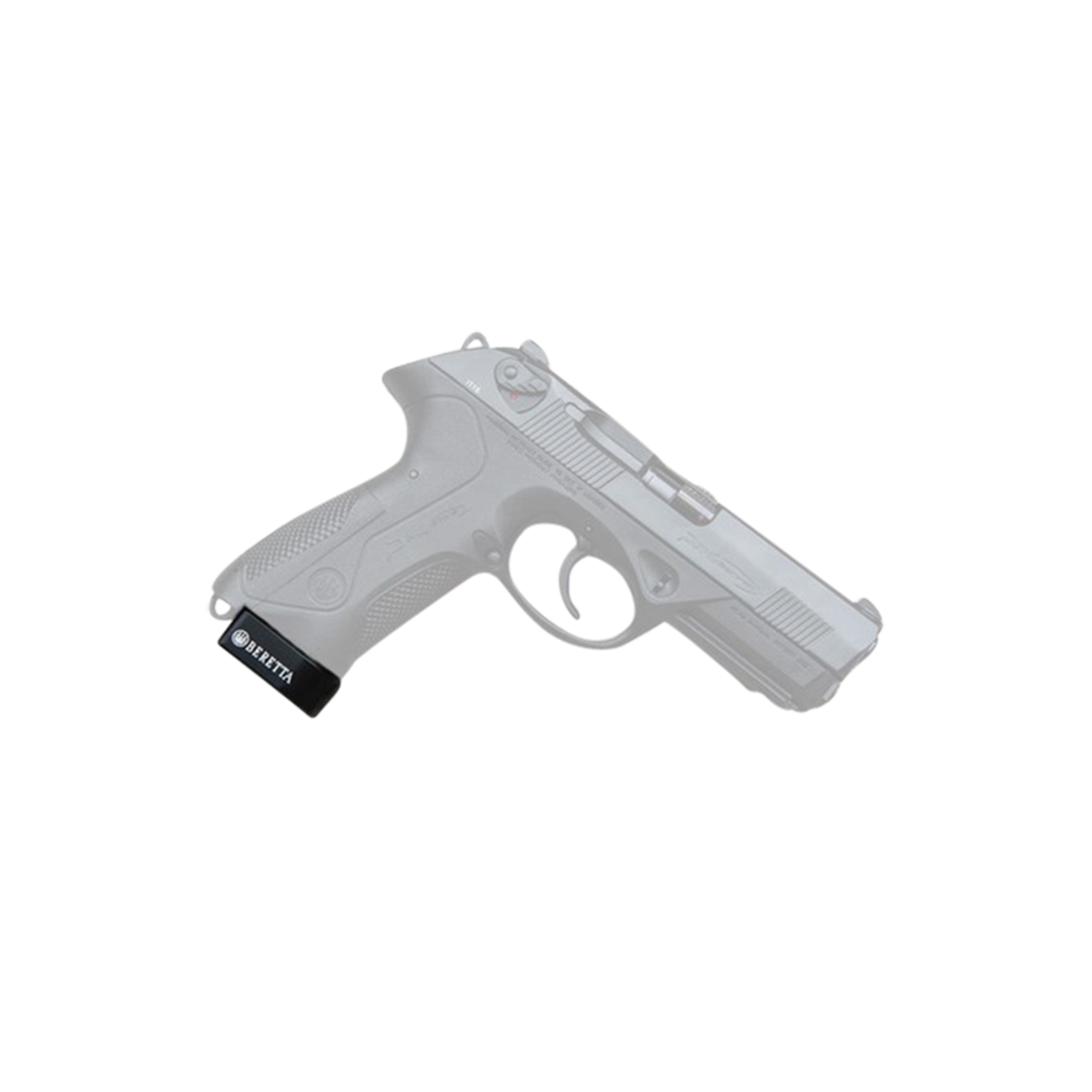 Beretta Magazine Extension for PX4 Series, aluminum, black