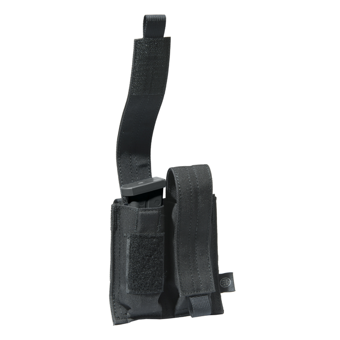 TOPTACPRO TP8526 - Pochettes MOLLE Double Chargeur Pistolet 9mm - Découpe Laser Camo