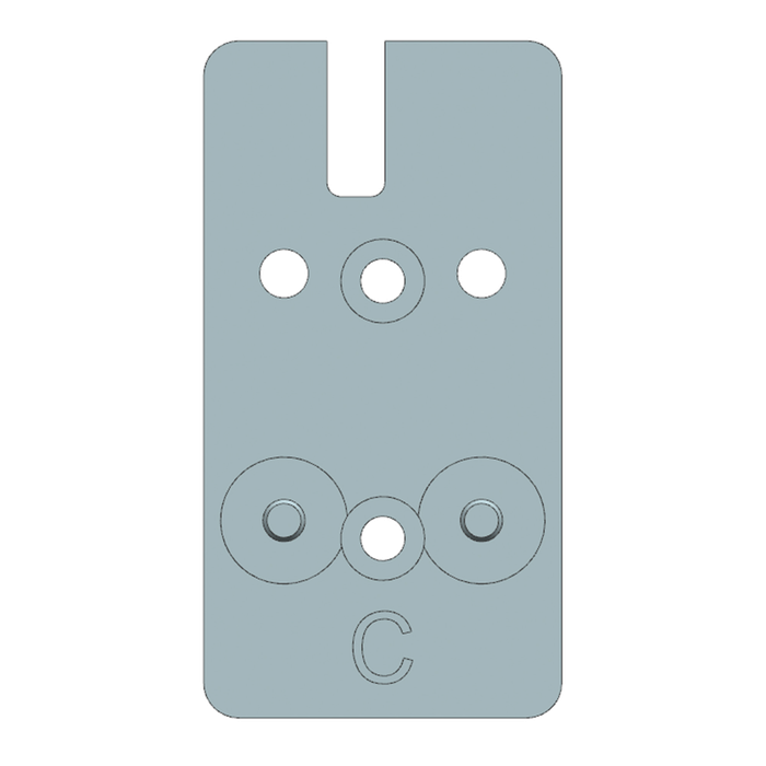 thumbnail image 2 of 90 Series Red Dot Optic Plate Kit - Trijicon Footprint 2 of 10