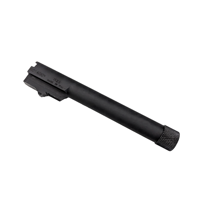 Down Range Products 1/2-36 To 5/8-24 Threaded Barrel Adapter - 9mm, 5/8" Long, Black #4102 Made In USA
